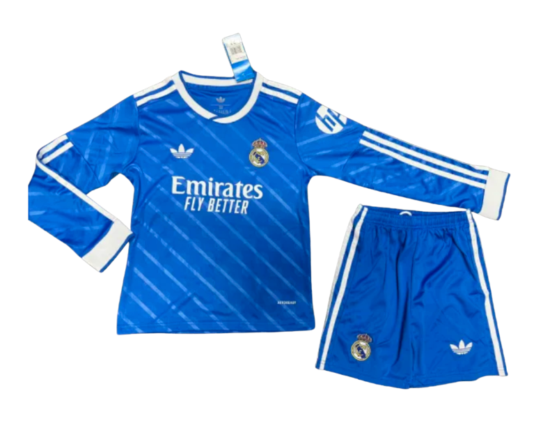 Real Madrid Alternativa Niño 2025/2026 Manga Larga