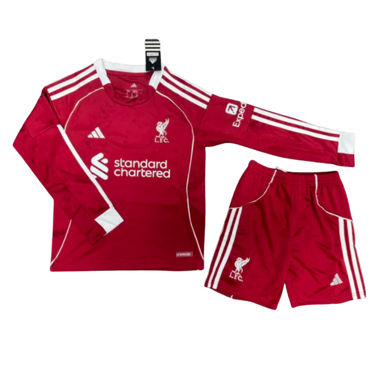 Liverpool Local Niño 2025/2026 Manga Larga