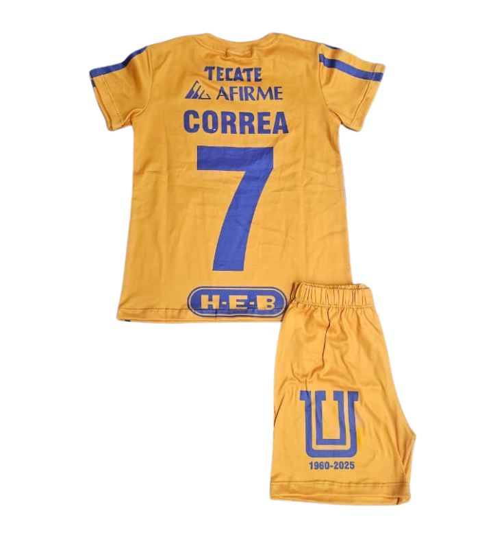 PIJAMA Tigres | Local 2026 | Correa #7